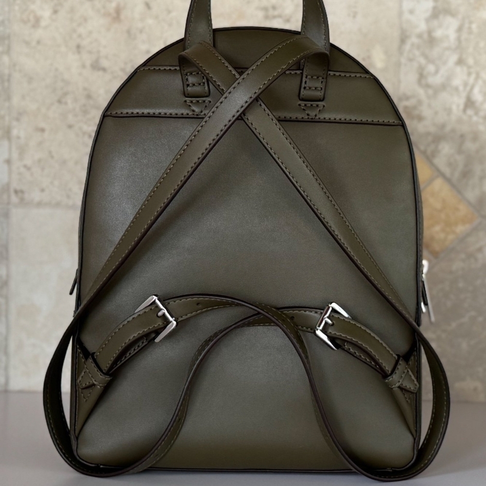 Michael Kors Olive Ombre Backpack with Olive Wallet - Picture 5 of 8